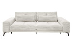 Big Sofa Husum in Ivory, Cord Optik, inklusive 2 Nierenkissen