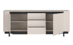 Sideboard Venedig in Sand, 3 Schubladen und 2 Drehtüren