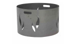 Feuerschalen-Aufsatzring XXL aus Stahl in Anthrazit