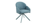 Stuhl Hilda in der Farbe petrol