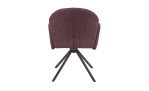 Stuhl Hilda in der Farbe wildberry, Rückansicht