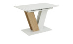 Auszugstisch Selina in der Farbe weiß