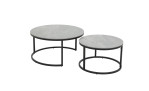Couchtisch Levin In Marmoroptik, einzeln gestellt