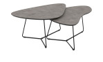 Couchtisch Pia in der Farbe Anthrazit-Grau