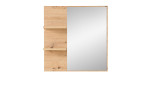 Spiegel mit Rahmen und Ablagen in Artisan Eiche-Dekor, Draufsicht