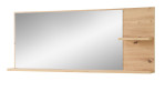 Spiegel mit einem Korpus in Artisan Eiche-Dekor, mit 2 Böden