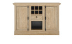 Sideboard Cabrera in Gold Harbour Oak mit schwarzer Rückwand, Draufsicht