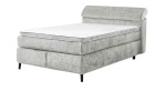 Boxspringbett Dany in der Farbe Hellgrau