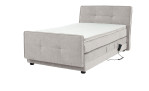 Boxspringbett Pia in der Farbe Hellgrau