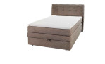 Boxspringbett Aalborg in der Farbe Taupe