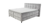 Boxspringbett Mayra in der Farbe hellgrau
