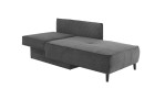 Schlafsofa Ravensburg in der Farbe Grau in Liegeform