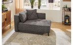 Schlafsofa Ravensburg in der Farbe Grau in einem Zimmer