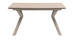 Ausziehtisch Xenia Travertin von Kare in Beige aus Steinzeug