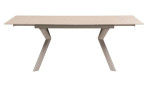 Ausziehtisch Xenia Travertin von Kare in Beige aus Steinzeug
