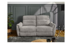 3-Sitzer Sofa Ivana in der Farbe Grau, in einem Raum stehend