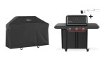 Gasgrill inkl. Abdeckhaube Genesis Premium, in schwarz