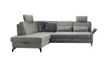 Komfort-Ecksofa Westminster, in der Farbausführung Grau