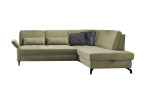 Basis-Ecksofa Westminister in der Farbe grün