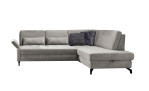 Basis-Ecksofa Westminister in der Farbe Hellgrau