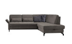 Basis-Ecksofa Westminister in der Farbe Stone