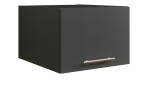 Aufsatzschrank Laundry in Anthrazit mit einem Griff in chrom matt