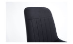 Esszimmerstuhl Anika in der Farbe Schwarz, Detailaufnahme