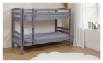 Etagenbett Lennox in Grau in einem Raum stehend