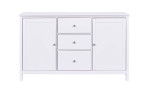 Kommode Cindy in weiß, Frontansicht