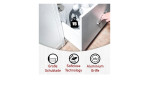 Geräteschrank Lifestyle in Weiß, mit ausziehbarer Ablagefläche, Erklärungsbild