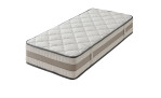 Federkernmatratze Easydream TFK 5320: Einzelbett, gesteppt mit „Komforthöhe“, beige Seiten und Taschenfederkern-Komfort.