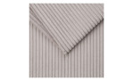 Hellgraue Rippendecke, ideal zur Kombination mit dem Kissen-Set LIV'IN Omaha oder Nackenrollen in Cord-Stoff.