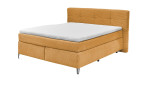 Boxspringbett set one Fairfield in der Farbe gelb