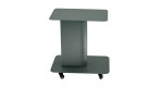 Beistelltisch Marla in Salbei (Grün) aus Stahl auf Rollen