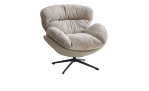 Relaxsessel Cannes mit Bezug aus beigem Webstoff