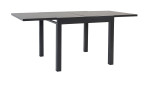Gartentisch ausziehbar Dallas in grau und Anthrazit, ausziehbar auf ca. 180 cm, Ansicht Funktion