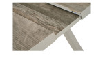 Gartentisch ausziehbar von Siena Garden in seidengrau / washed grey, Detailansicht