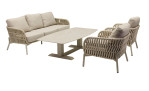 Gartensofa Camino von LC Garden in Taupe-Beige, Ansicht mit weiteren Möbeln