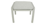 Gartenhocker Bondino II Taupe, Freisteller, Draufsicht
