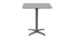 Bistrotisch Diwo von LC Garden mit einer gesinterten Tischplatte in grau, Draufsicht