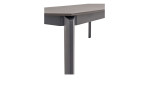 Gartentisch Rieke mit Aluminium-Gestell und HPL Tischplatte, Detailansicht