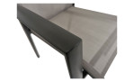 Gartenstuhl Savona in Grau-Anthrazit, Detailansicht Armlehne