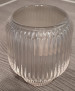 Teelichthalter / Kerzenständer aus Glas 