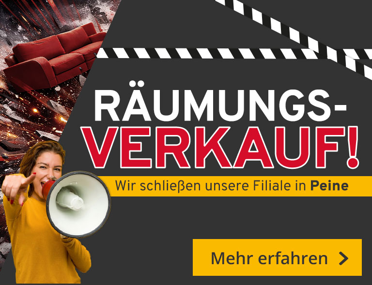 Räumungsverkauf in Peine
